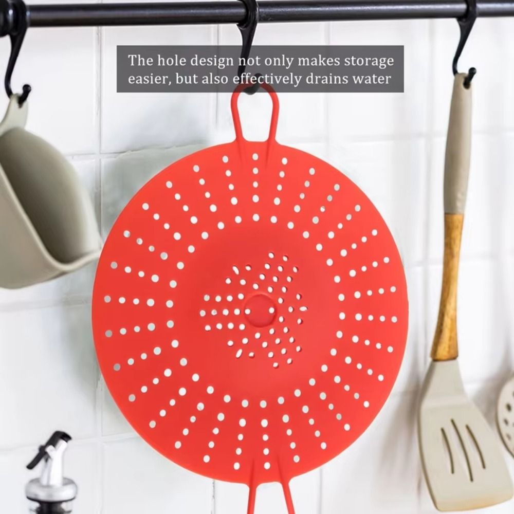 Silicone Steamer Basket - 再利用可能なシリコン蒸し器バスケット、耐熱性、焦げ付き防止、野菜蒸し器、拡張可能な多層食品蒸し器バスケット