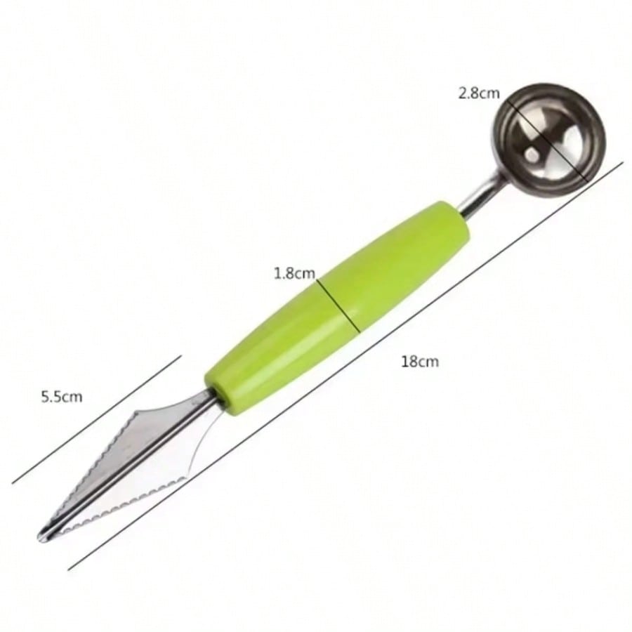 Kitchen Gadgets That Are Useful - 1個入りキッチン野菜カッティング＆フルーツスライスツール - ボールスクープ、カッター＆チョッパー、多目的キッチンガジェット | 自己使用やギフトに最適