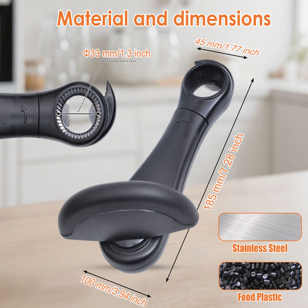Kitchen Gadgets That Are Useful - 安全カット手動缶切り多機能簡単使用チップレスカッター手動オープナー家庭用キッチンガジェット調理アクセサリー