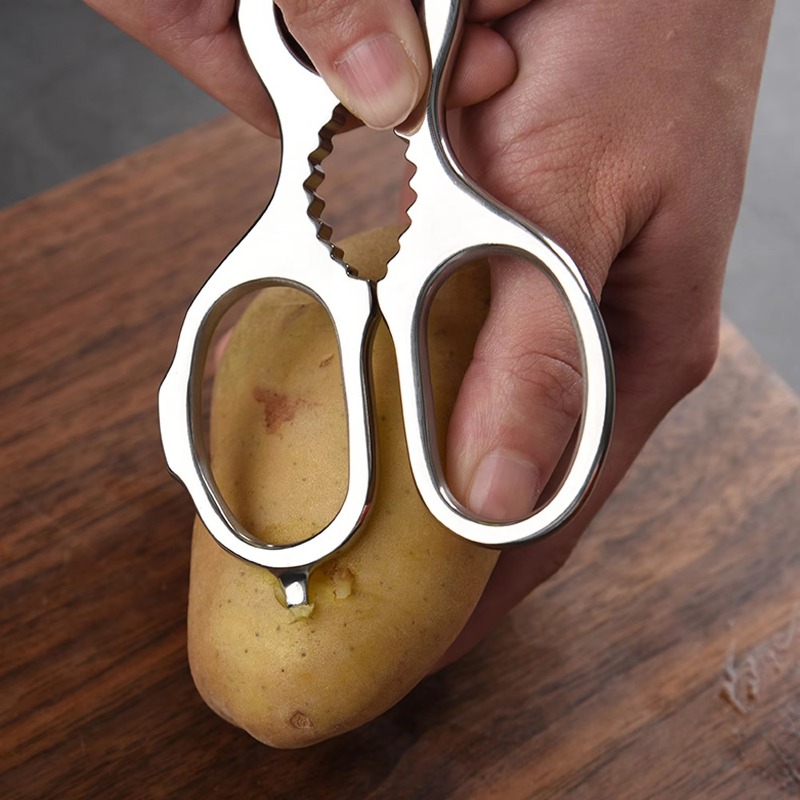 Kitchen Gadgets For Cooking - 取り外し可能なキッチン用ハサミ。ステンレス製で、さまざまな食材を扱うのに適した、使いやすい調理器具。