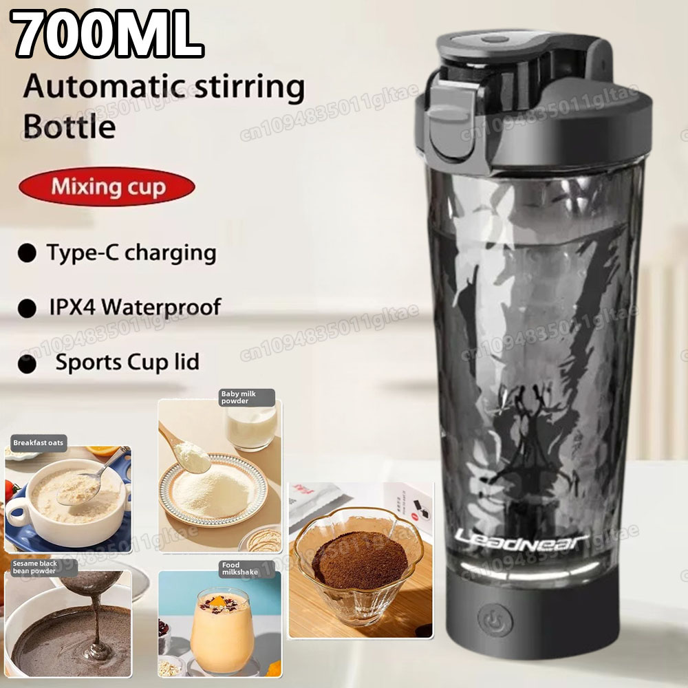 Kitchen Gadgets Blender - 新しい電動プロテインパウダーミキシングカップ自動シェーカーボトルミキサーシェイクボトルミルクコーヒーケトルキッチンアクセサリー用