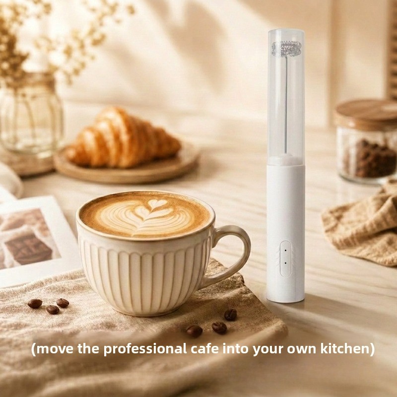Kitchen Gadgets Blender - キッチン用パワフルミキサー、ミルクフォーマー、ハンドヘルドフォームメーカー、ラテ用泡立て器、ドリンクミキサー、コーヒー用電動充電式エッグビーター