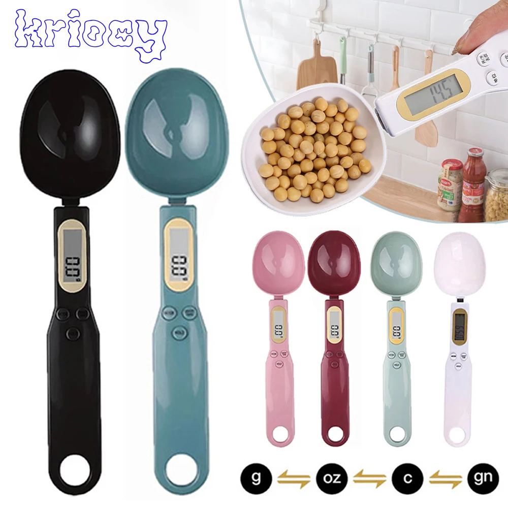 Kitchen Gadgets Under 500 - 電子キッチンスケール 500 グラム 0.1 グラム液晶デジタル測定食品小麦粉デジタルスプーンスケールミニキッチンツールミルクコーヒースケール