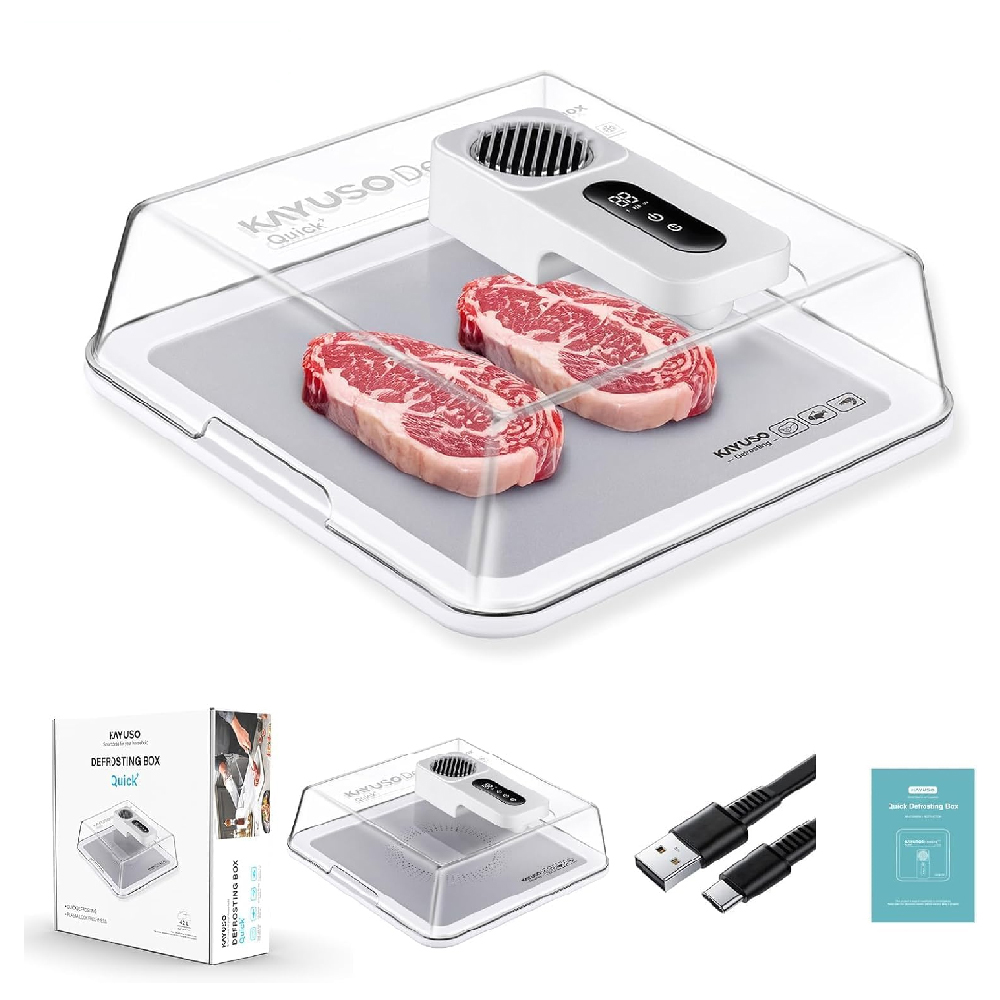 Kitchen Gadgets That Are Useful - 急速解凍食品用トレイ、効率的な肉解凍プレート、家庭用電気キッチン解凍機器