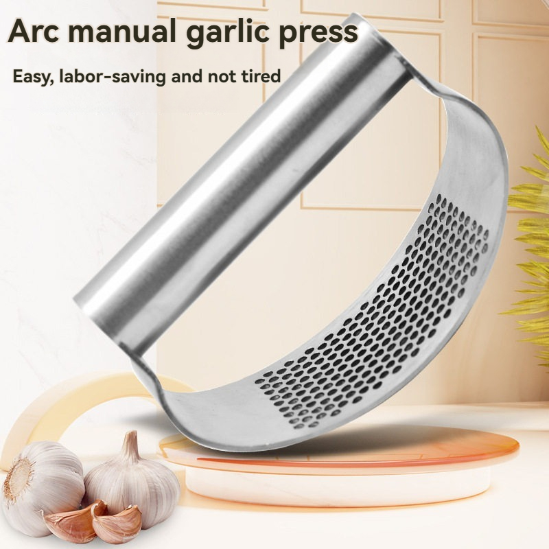 お手入れ簡単 ポータブル ステンレス製 ガーリックプレス 穴 - Kitchen Gadgets For Cooking のレビューと価格