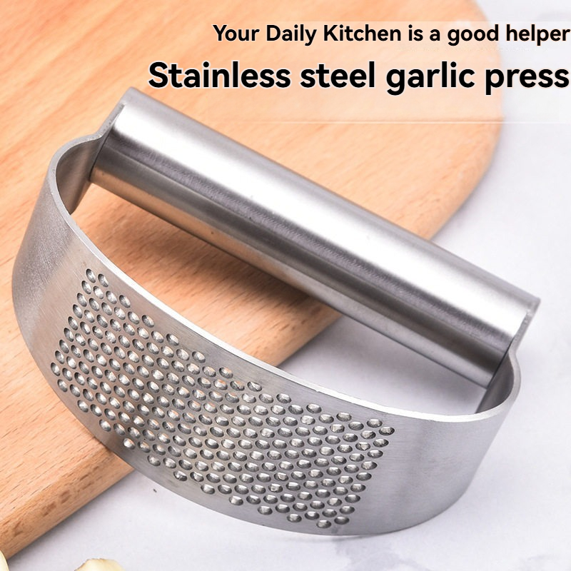 お手入れ簡単 ポータブル ステンレス製 ガーリックプレス 穴 - Kitchen Gadgets For Cooking のレビューと価格