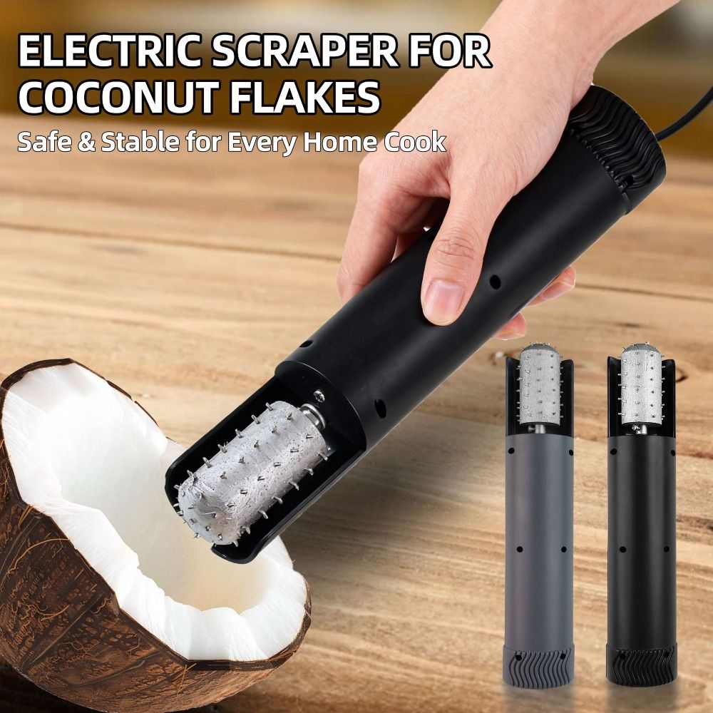 飛沫防止電動ココナッツミートグレーター安全英国米国EUココナ - Kitchen Gadgets Uk のレビューと価格