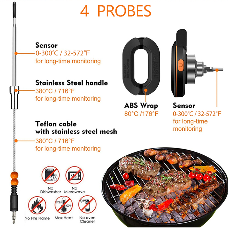 WENMEICE Bluetooth 温度計デジタルセンサー - Kitchen Gadgets Under 500 のレビューと価格