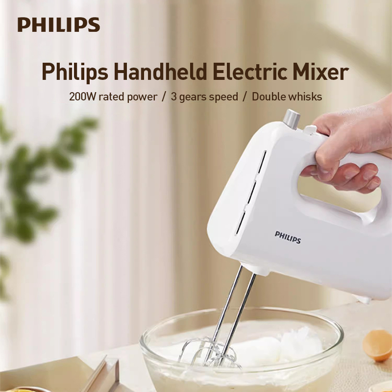 フィリップス ハンドヘルド電動卵ビーター 3 スピード 2  - Kitchen Gadgets Blender のレビューと価格