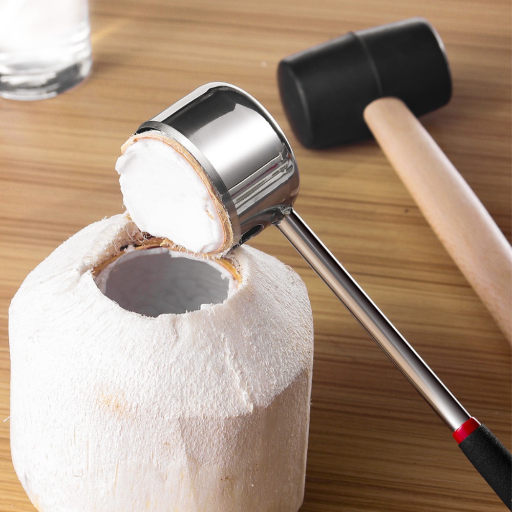 ステンレス製ココナッツオープナー シングルピースツール 若い - Kitchen Gadgets Green のレビューと価格