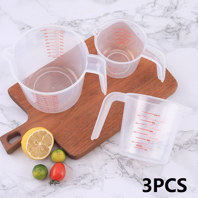 3 個 250/500/1000 ミリリットル測定計量カップ - Kitchen Gadgets Under 500 のレビューと価格