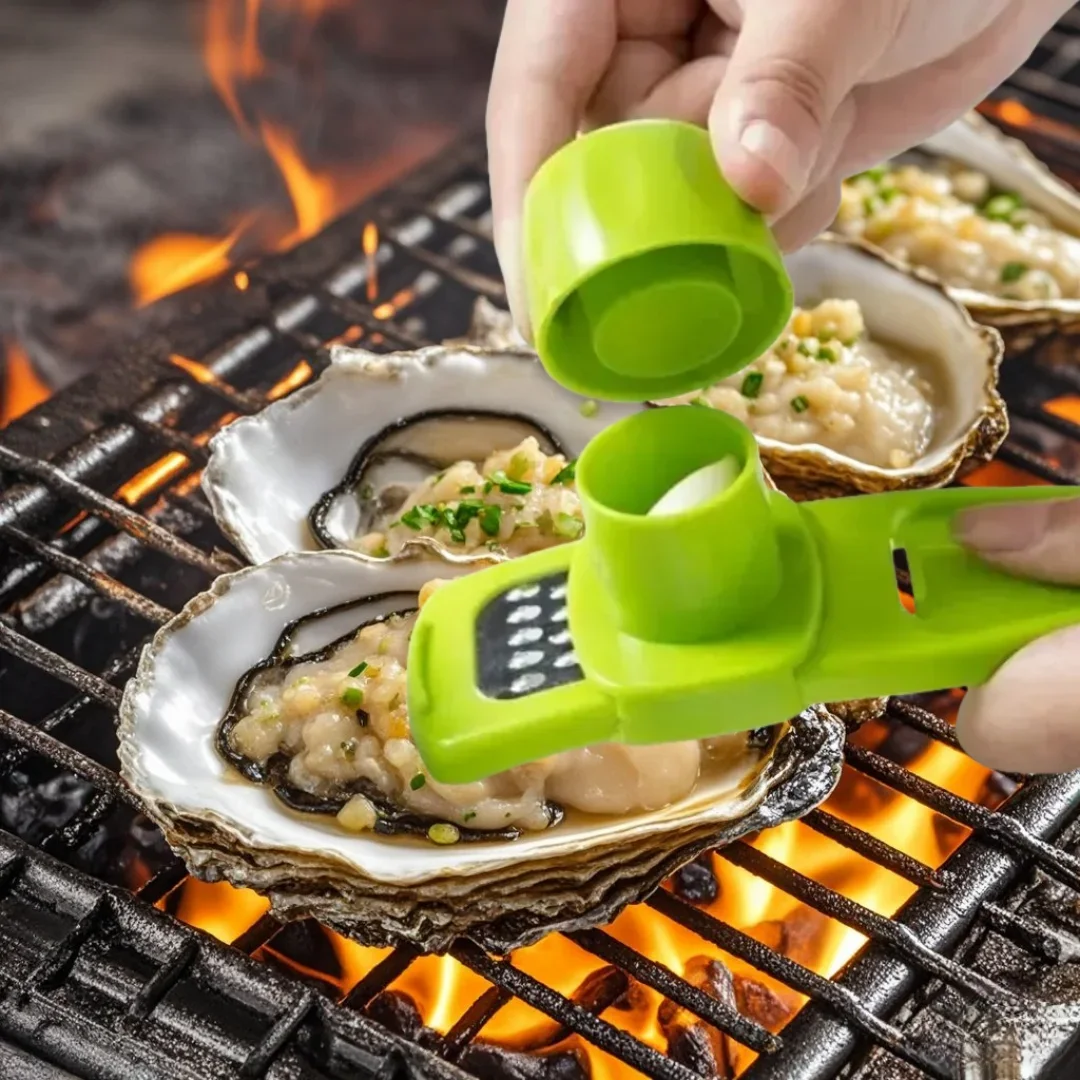 1 個ミニガーリックグラインダークリエイティブガーリックプレ - Kitchen Gadgets Green のレビューと価格