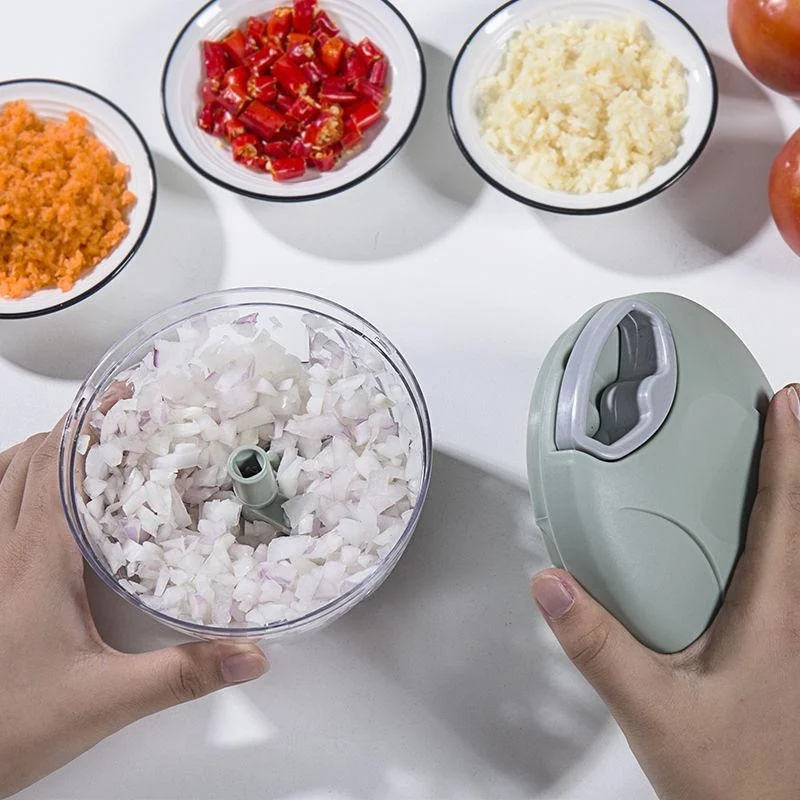 500/900 ミリリットルハンドチョッパー手動ロープフード - Kitchen Gadgets Under 500 のレビューと価格