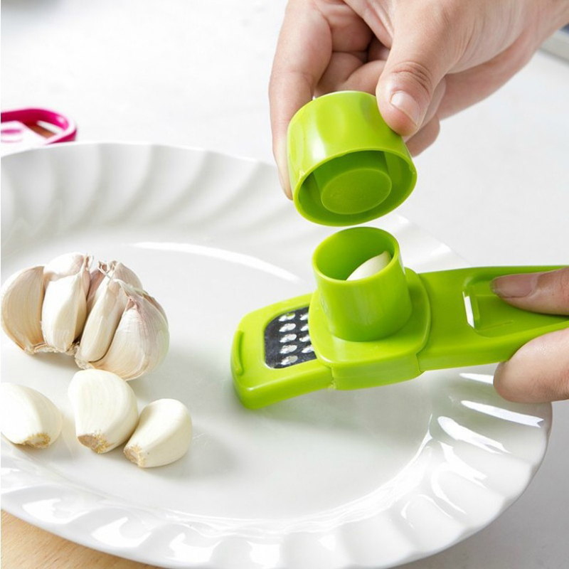 1 パックミニガーリックグラインダークリエイティブガーリック - Kitchen Gadgets Green のレビューと価格