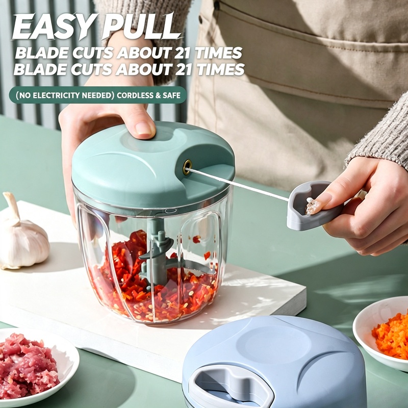 500 900ML手動回転式ミートミンサー、ニンニククラッシ - Kitchen Gadgets Under 500 のレビューと価格