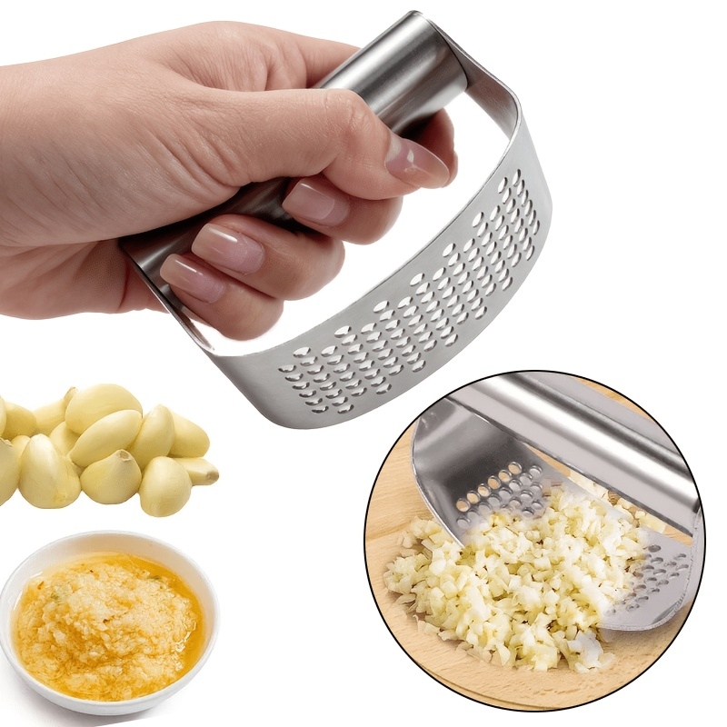 ステンレス鋼リング手動ガーリックプレス簡単洗浄キッチンガジェ - Kitchen Gadgets That Are Useful のレビューと価格