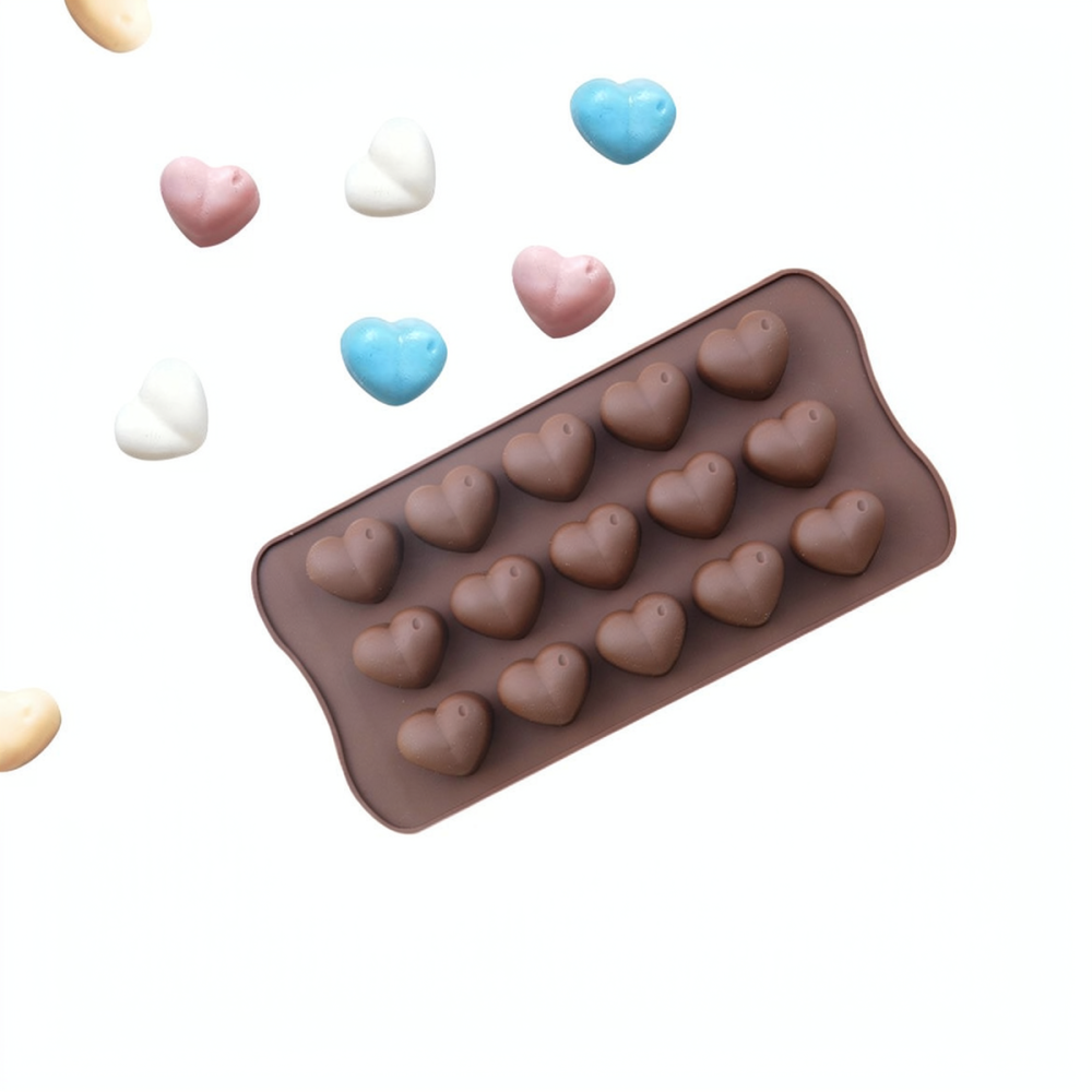 ハート型ドーナツチョコレートシリコンモールド、ケーキデコレー - Kitchen Gadgets Essential のレビューと価格
