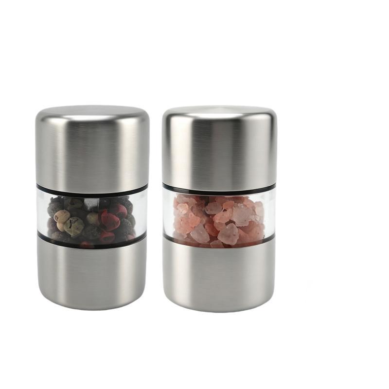 ステンレス製ペッパーミル（1個または2個セット）、手動式、ガ - Kitchen Gadgets Essential のレビューと価格