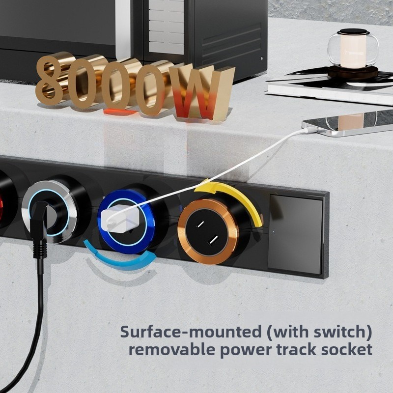 トラックソケット US UK FR EU TH規格対応 可動 - Kitchen Gadgets Uk のレビューと価格