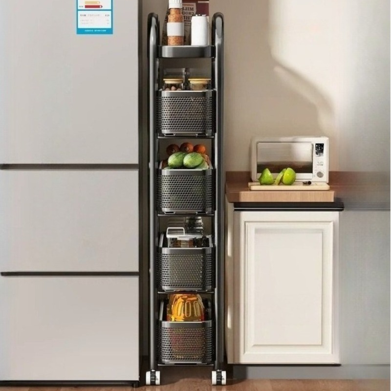 コーナー用調理器具ラック、回転式、スパイス、金属製、フルーツ - Kitchen Gadgets Essential のレビューと価格