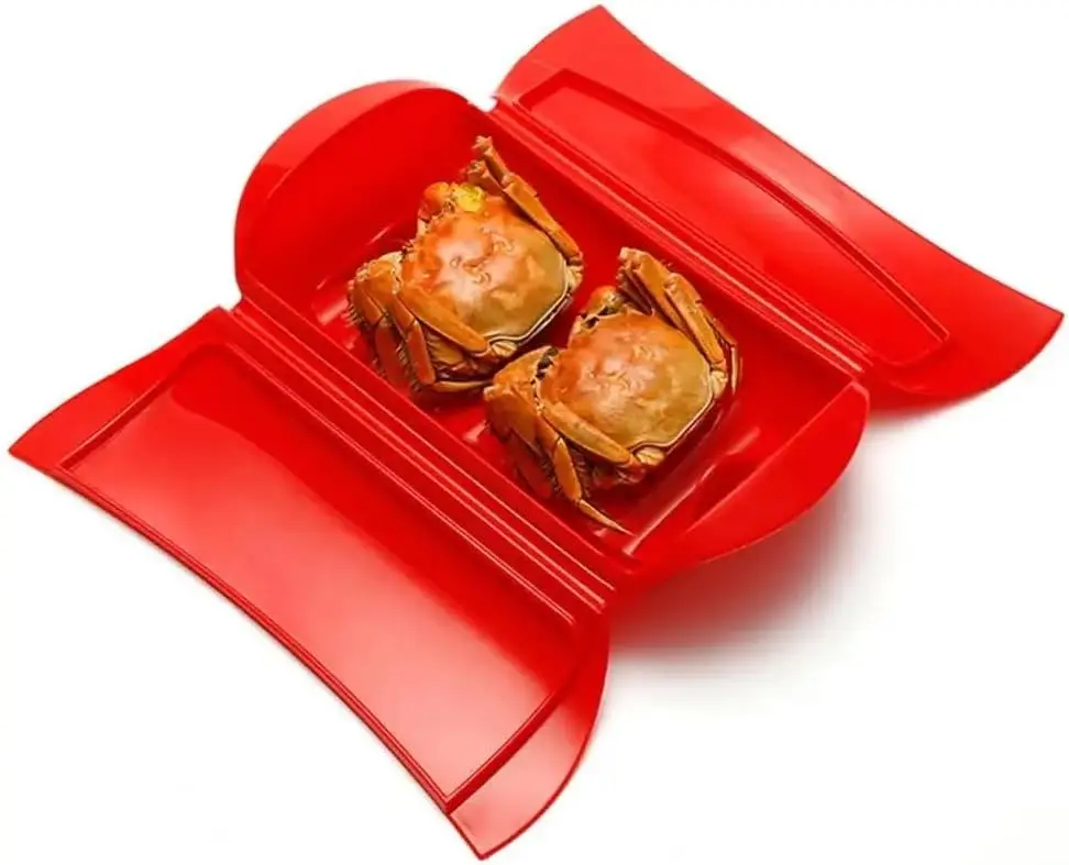 食品グレードのシリコンキッチン蒸し器、お手入れが簡単、蒸し魚 - Silicone Steamer Basket のレビューと価格