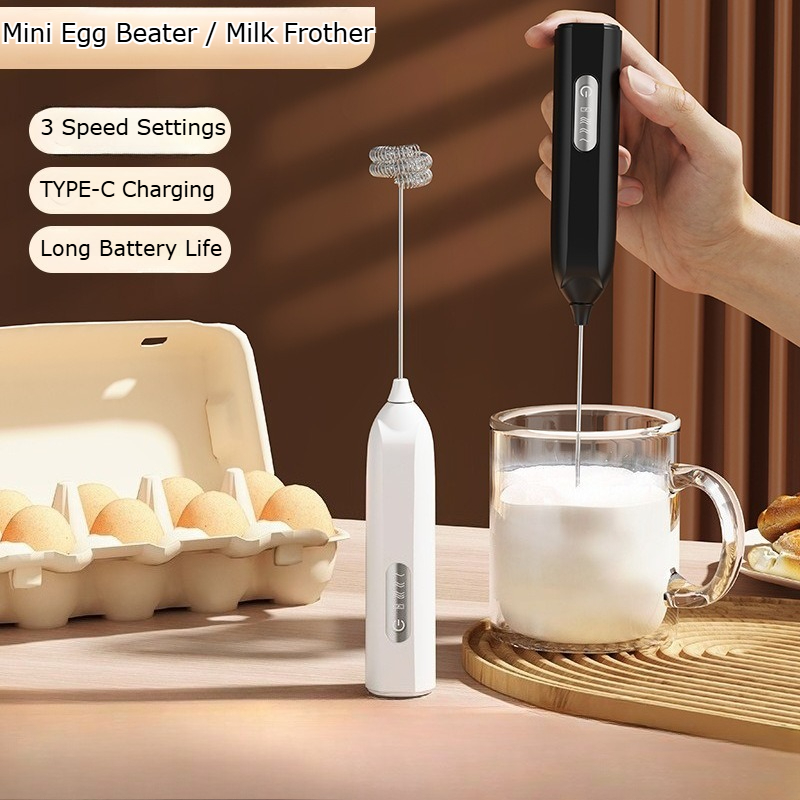 新型ハンドヘルド電動ミルクフォーマー、自動泡立て器、コーヒー - Kitchen Gadgets Blender のレビューと価格