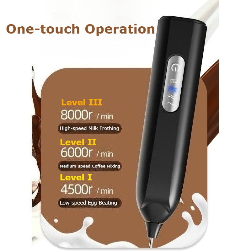 新型ハンドヘルド電動ミルクフォーマー、自動泡立て器、コーヒー - Kitchen Gadgets Blender のレビューと価格
