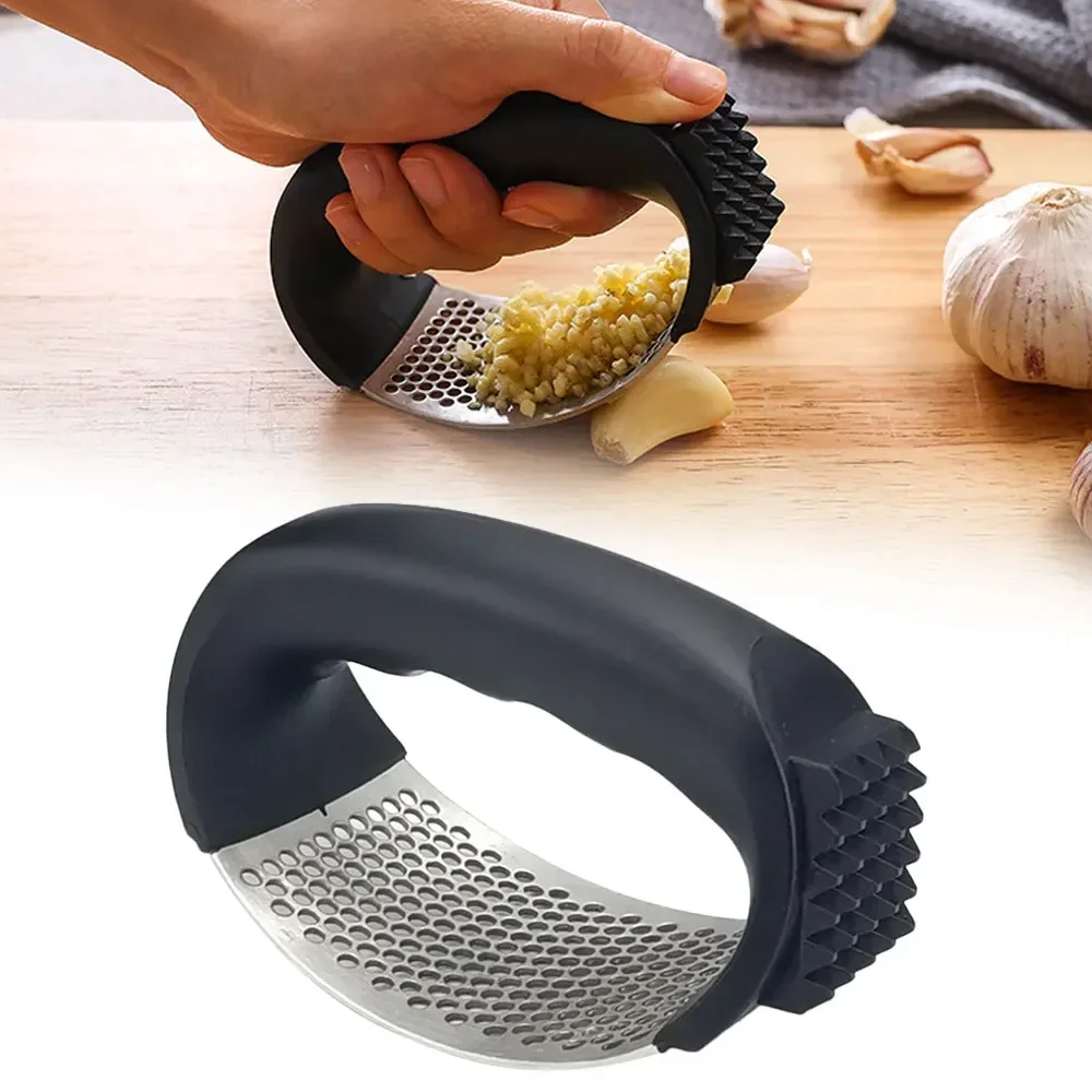 耐久性のあるステンレス製手動ガーリックチョッパーミンサープレ - Kitchen Gadgets For Cooking のレビューと価格