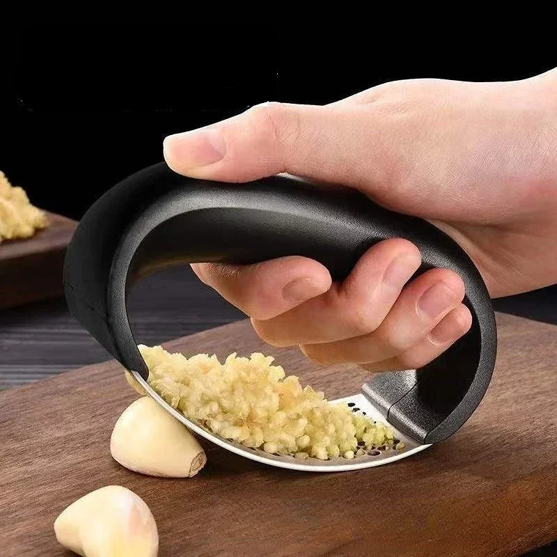 耐久性のあるステンレス製手動ガーリックチョッパーミンサープレ - Kitchen Gadgets For Cooking のレビューと価格
