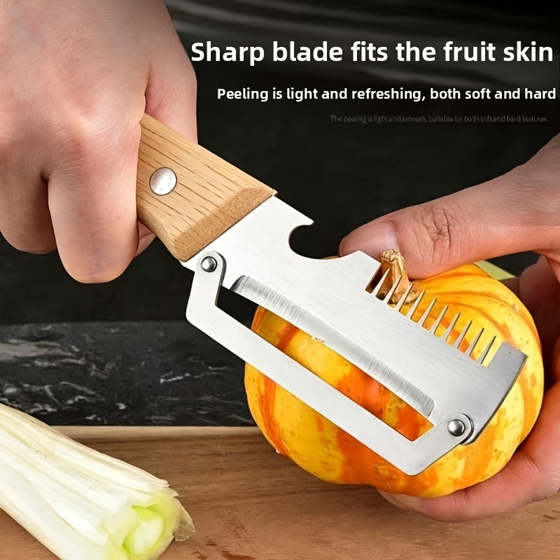 3-in-1多機能玉ねぎカッター、ピーラー、ボトルオープナー - Kitchen Gadgets Green のレビューと価格