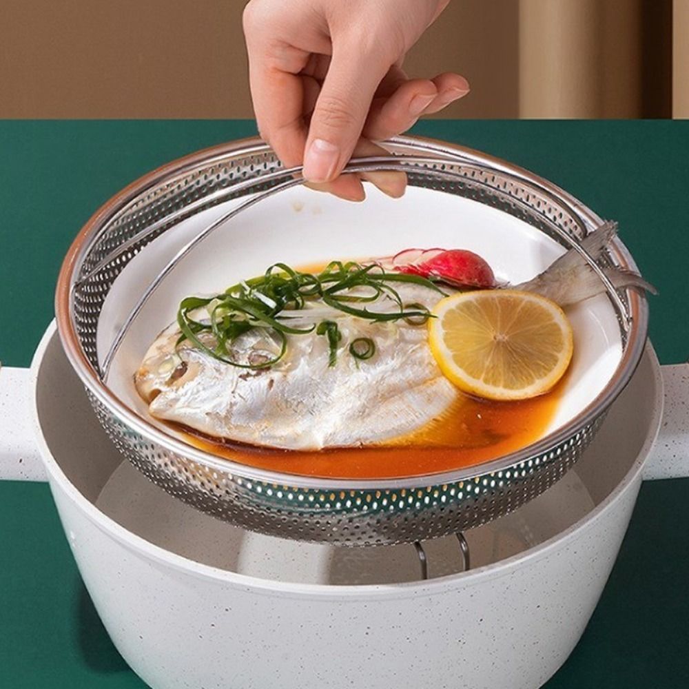 ステンレス鋼蒸し器折りたたみ式蒸気調理器具ハンドル付き蒸しト - Silicone Steamer Basket のレビューと価格