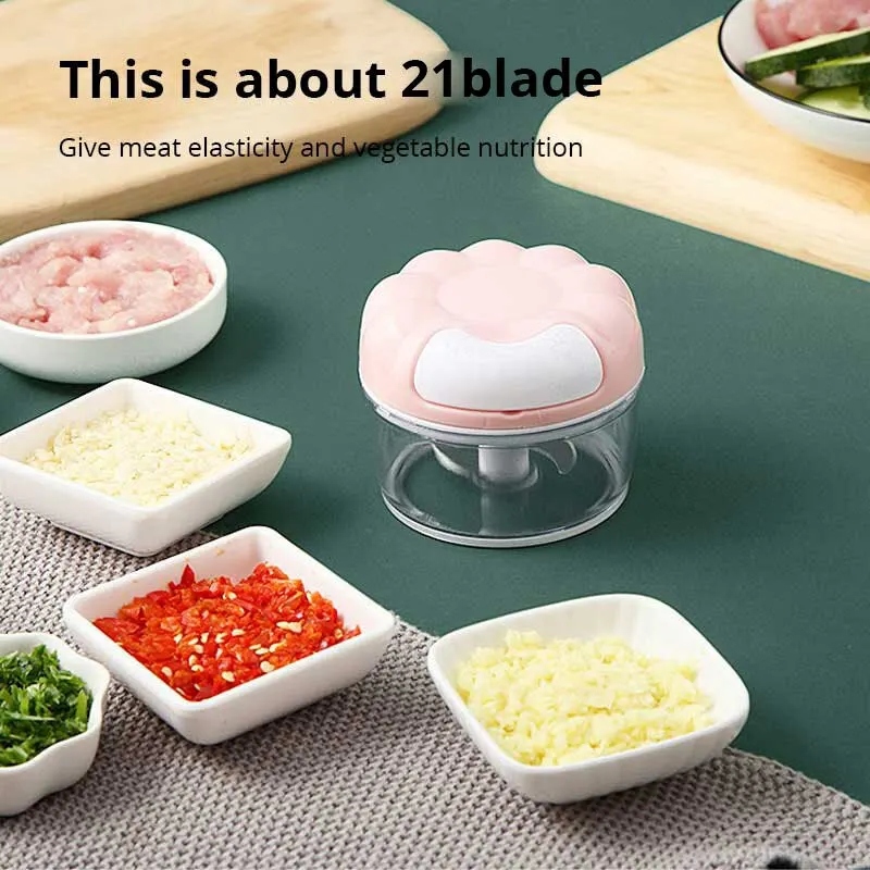1個入り 青/ピンク 手動ニンニク潰し器 手動式キッチン家庭 - Kitchen Gadgets Blender のレビューと価格