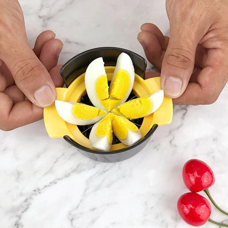 3in1多機能エッグスライサーカッター 家庭用保存卵分割器  - Silicone Steamer Basket のレビューと価格