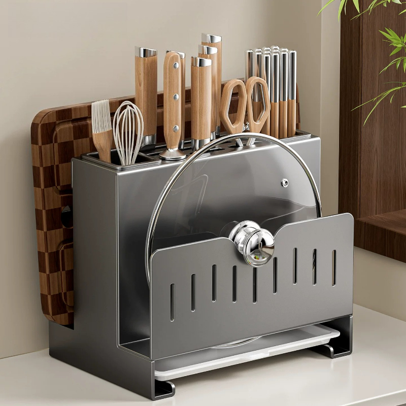 ナイフホルダー、キッチングッズ、スプーン置き、ディスプレイス - Kitchen Gadgets Essential のレビューと価格