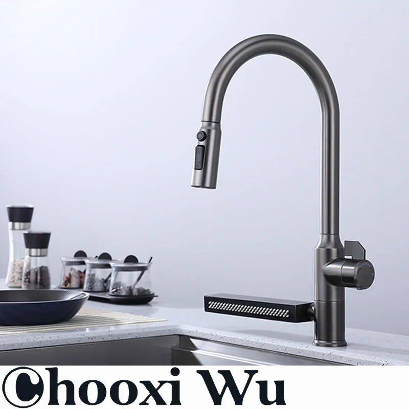 304ステンレス製キッチン水栓、滝状シンクカウンター設置用、 - Kitchen Gadgets Blender のレビューと価格