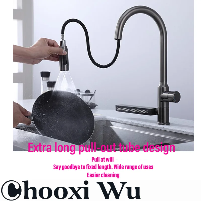 304ステンレス製キッチン水栓、滝状シンクカウンター設置用、 - Kitchen Gadgets Blender のレビューと価格