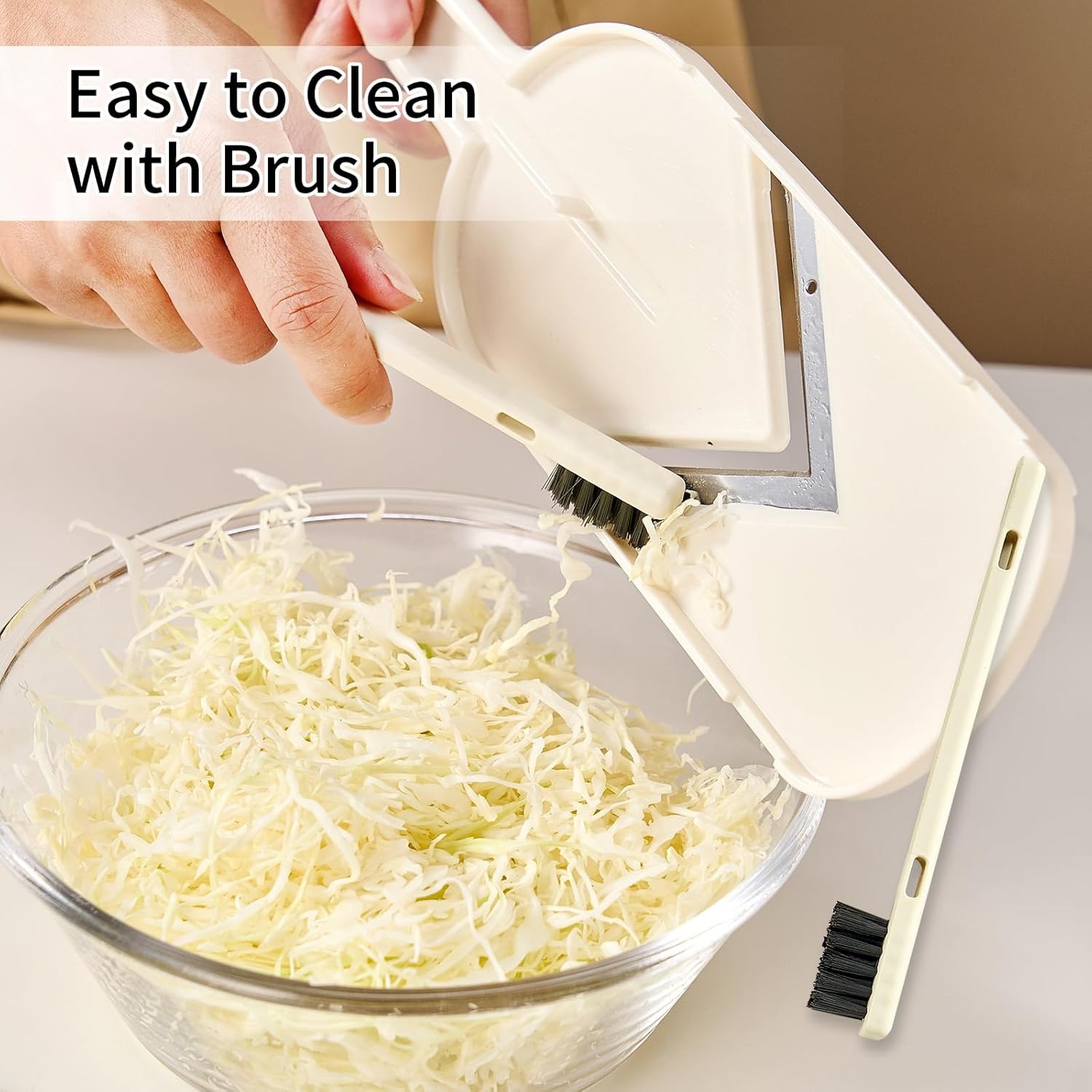 グリーンキャベツとレタス用のハンドヘルドスライサー、安全グリ - Kitchen Gadgets Green のレビューと価格