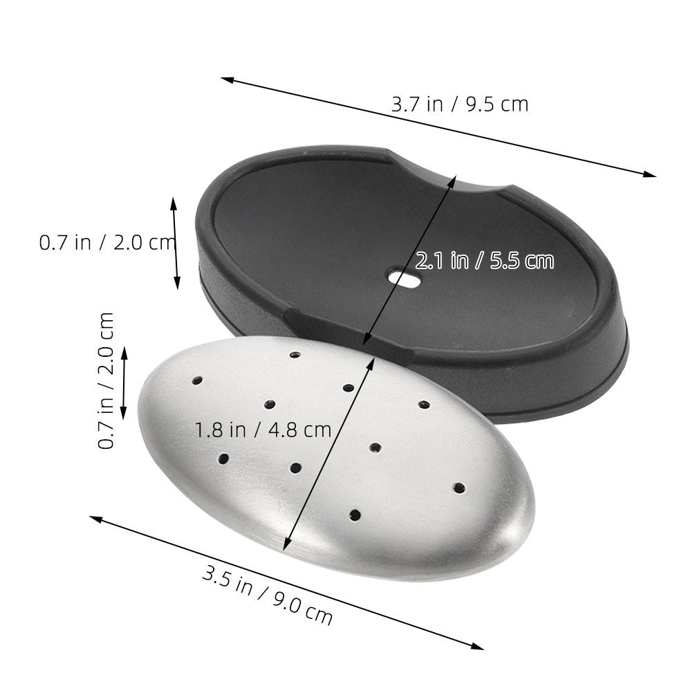 ステンレス製石鹸置き2個入り。臭い取り、洗面台用、金属製、浴 - Kitchen Gadgets That Are Useful のレビューと価格